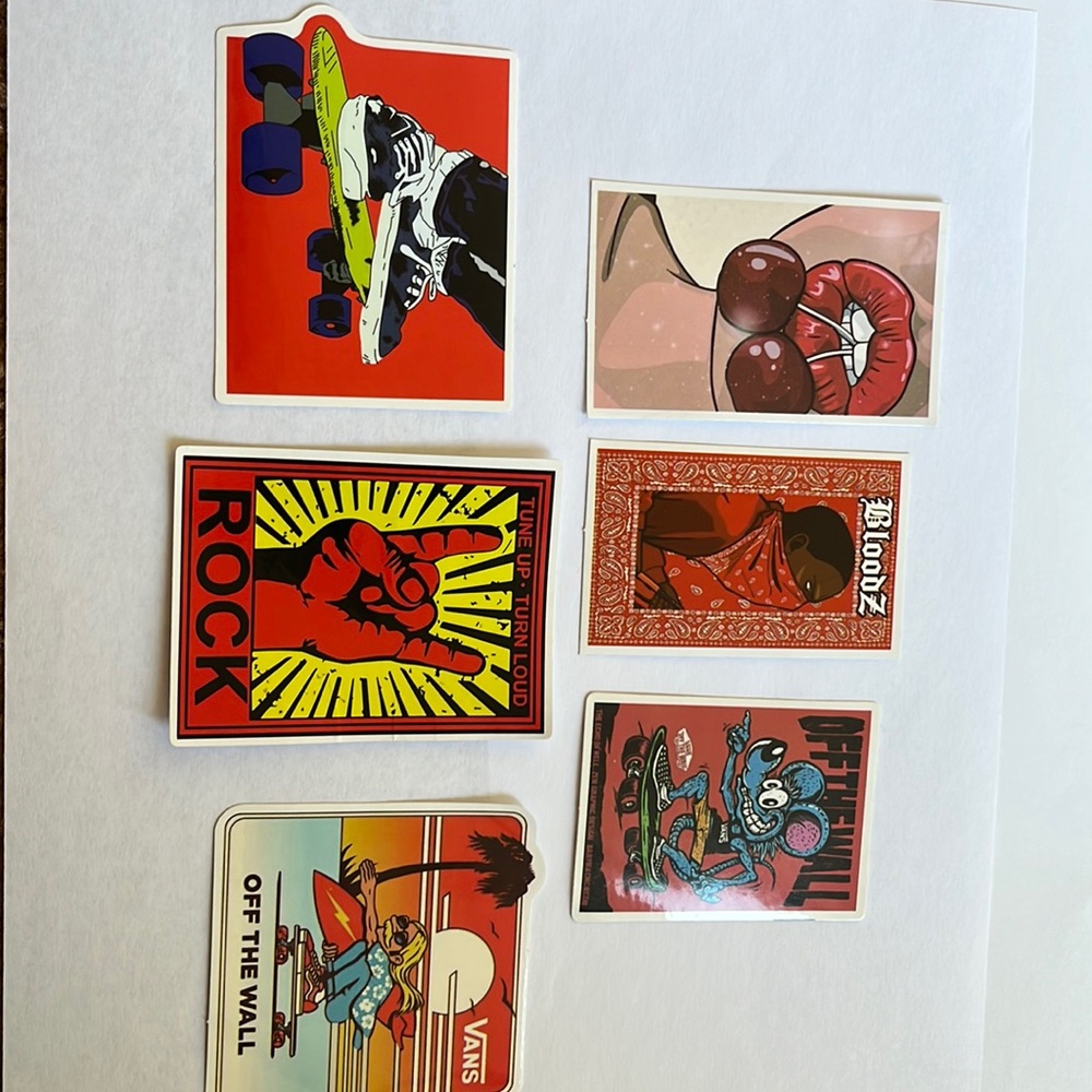 Square,New,6 stickers